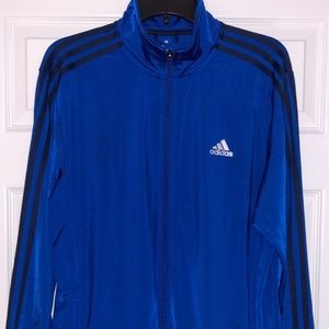 Adidas Blue Zipper Jacket